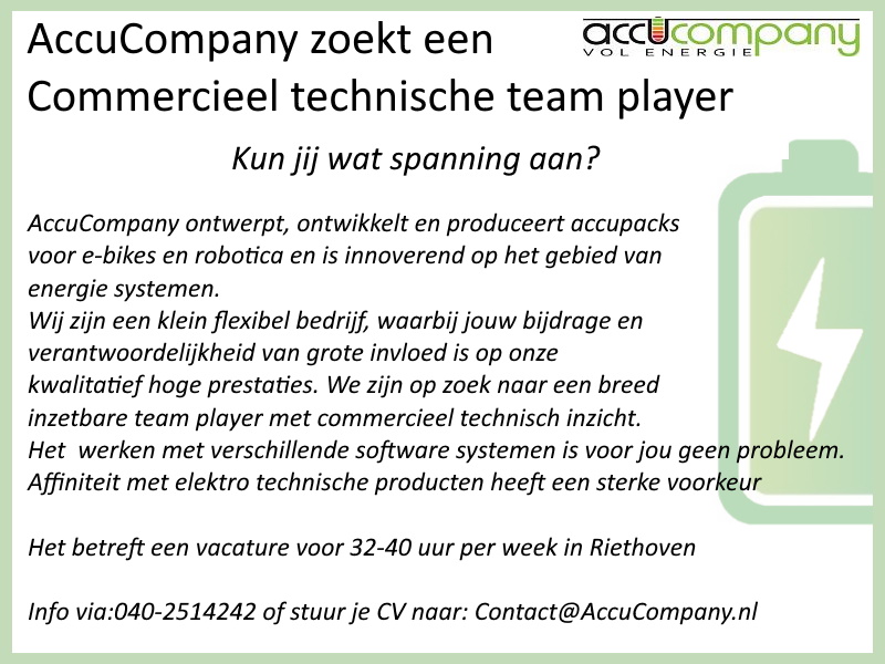 Read more about the article Commercieel technische team player