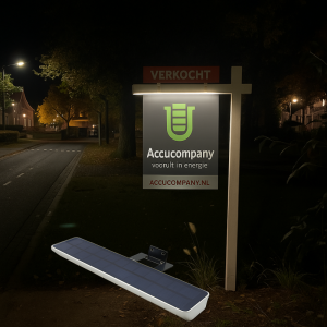 Read more about the article LED reclamebord verlichting op zonne-energie: dé duurzame lamp voor elk bedrijfsbord